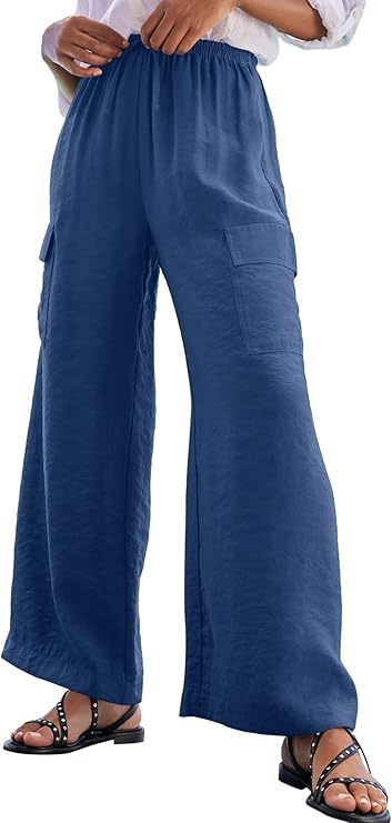 Damen Cargo-Hose aus leichtem Jersey WW