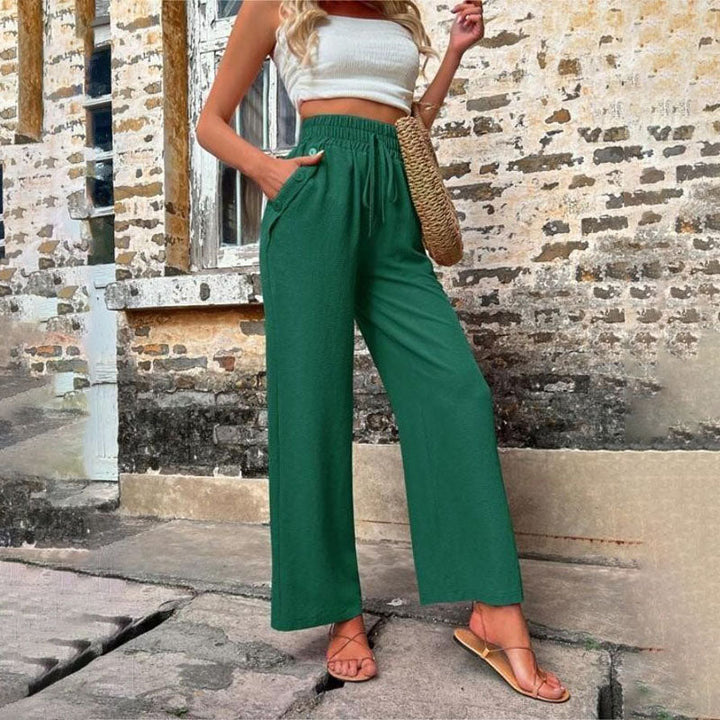 W&W Mode | Farbige Luftige Sommerhosen Damen Mit Weitem Bein Für Frauen