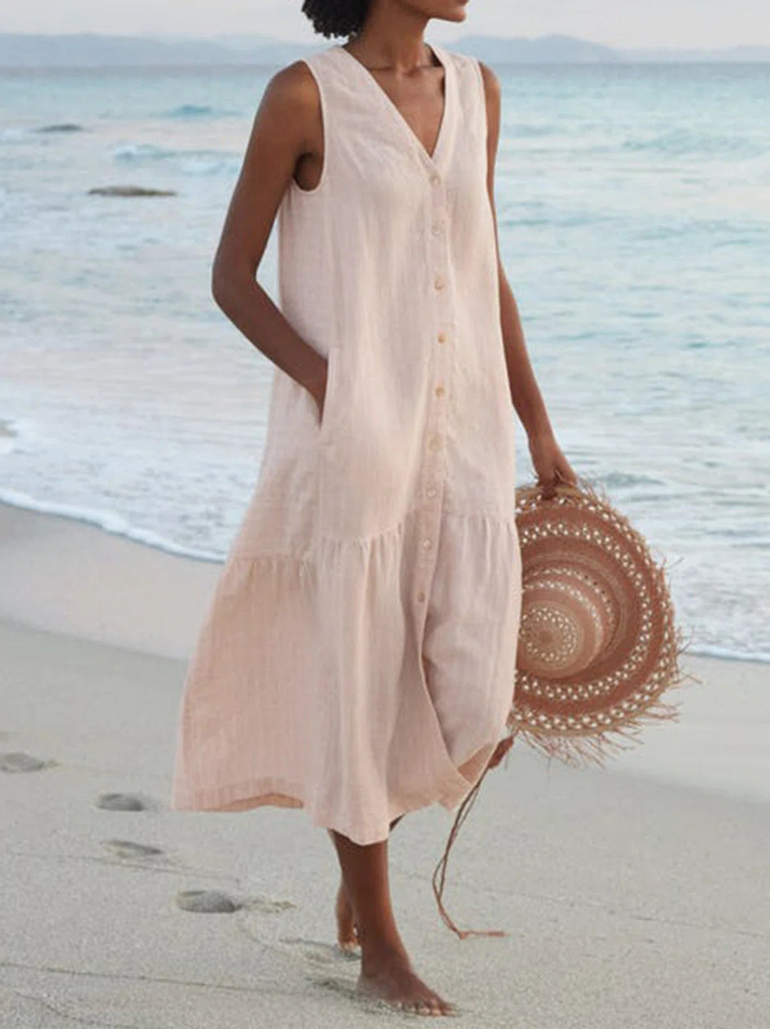 W&W Mode | Bequeme Sommerkleid Mit Taschen