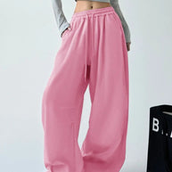 Damen Bequeme und lässige weite Jogginghose WW