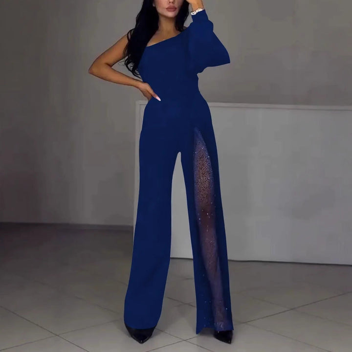 W&W Mode | Sexy einseitiger High-Slit-Jumpsuit