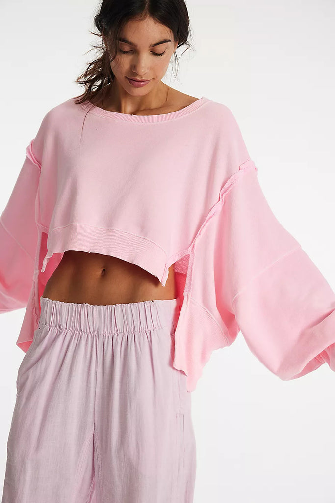 Damen lässiger Oversized Pullover WW