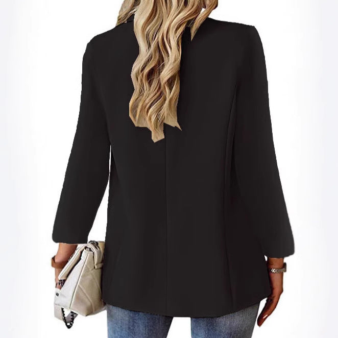 Damen eleganter Blazer mit modernem Schnitt und Taschen WW