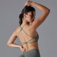 Damen Sport-Bustier mit elegantem Rückenausschnitt und atmungsaktiver Passform WW