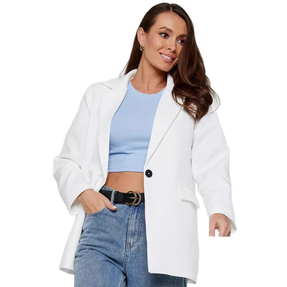 Damen eleganter, taillierter Blazer im modernen Schnitt WW