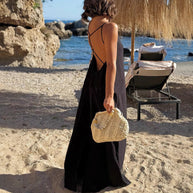 Damen Strandkleid mit Rückenausschnitt WW