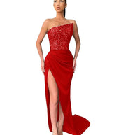 WW | Elegantes mittellanges Abendkleid