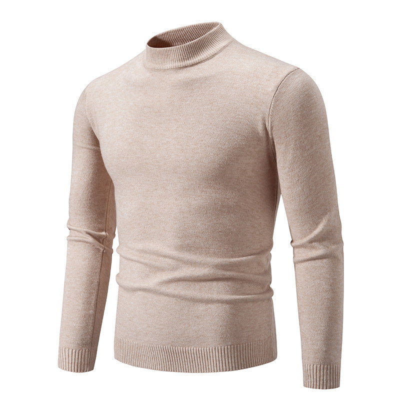 Herren Rollkragenpullover aus weichem Strickmaterial WW