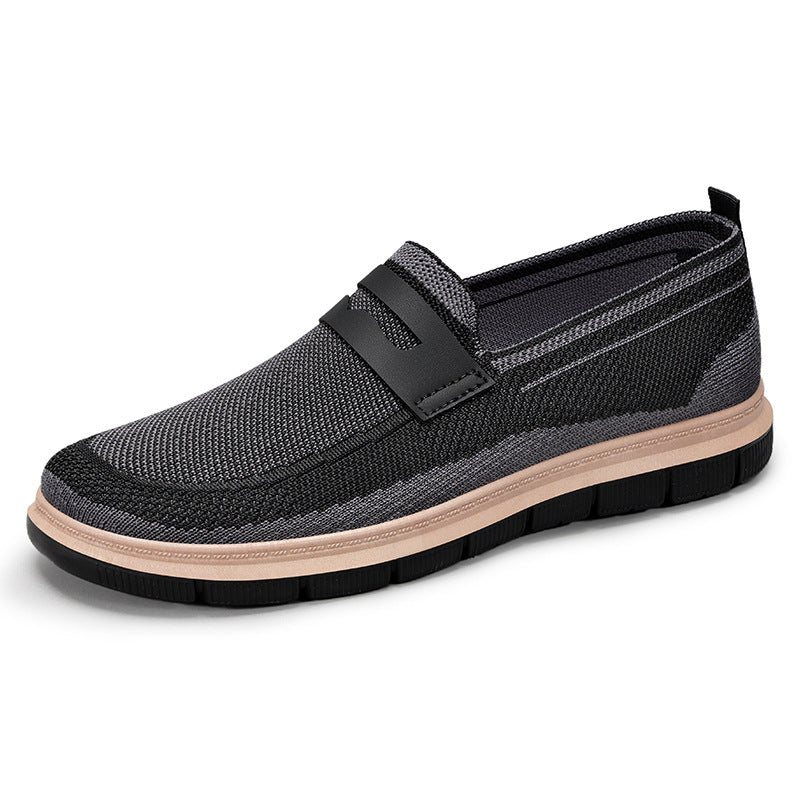 Herren Leichte Slip-On Freizeitschuhe mit flexiblem Design und atmungsaktivem Obermaterial WW