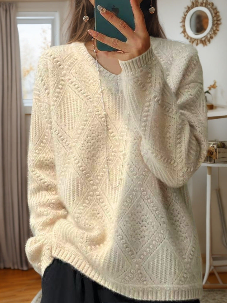Damen Strickpullover mit strukturierter Verarbeitung und weichem Griff WW