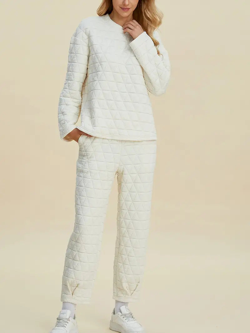 Damen Quilted Lounge-Set WW