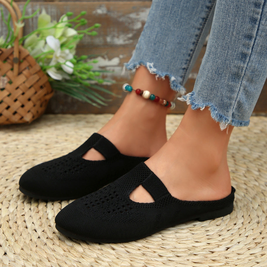 Damen Atmungsaktive Mules mit modischem Luftdurchlässigkeitsdesign WW