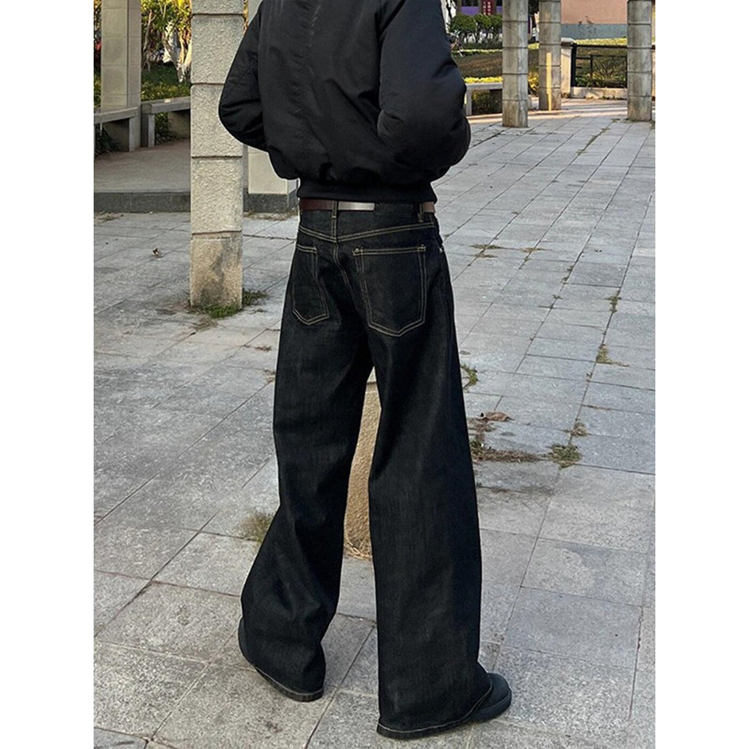 W&W Mode | Herren Sommerweite Denim-Jeans