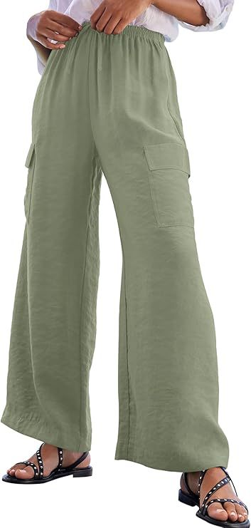 Damen Cargo-Hose aus leichtem Jersey WW