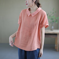 WW | Leinen Vintage Bluse für Damen - Stilvolle und Bequeme Bluse