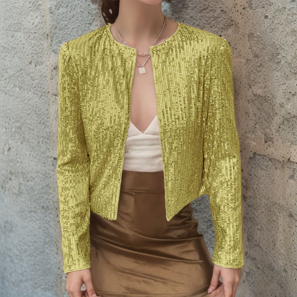 Damen Paillettenjacke im modernen Schnitt WW