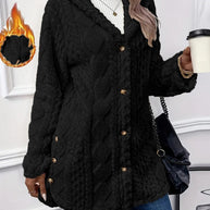 Damen Kuschelige Teddyjacke WW