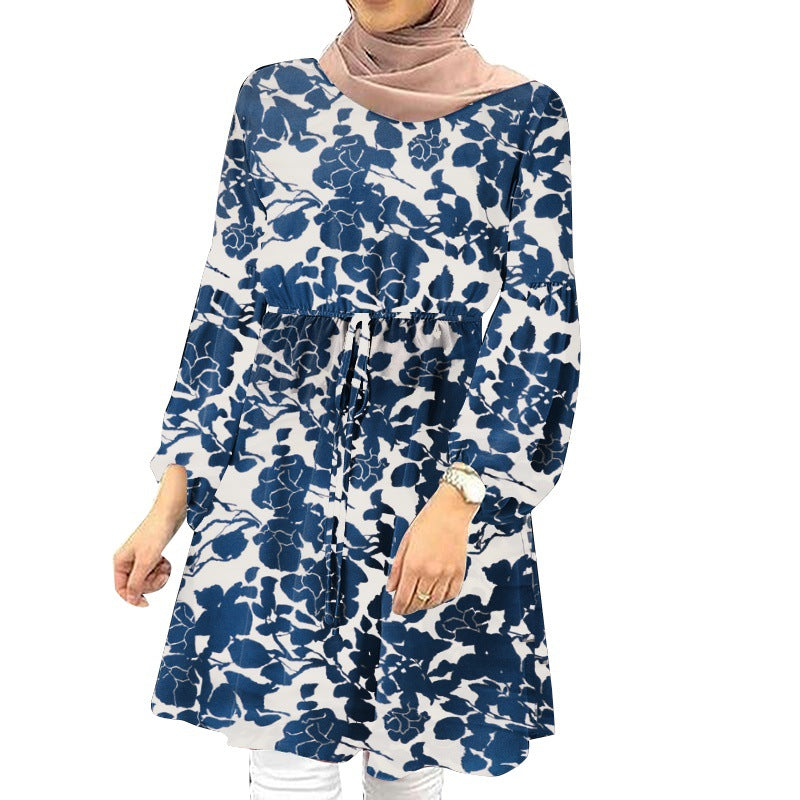 Damen Blumenkleid im eleganten Schnitt WW