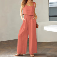 Damen Weitgeschnittene Jumpsuit WW