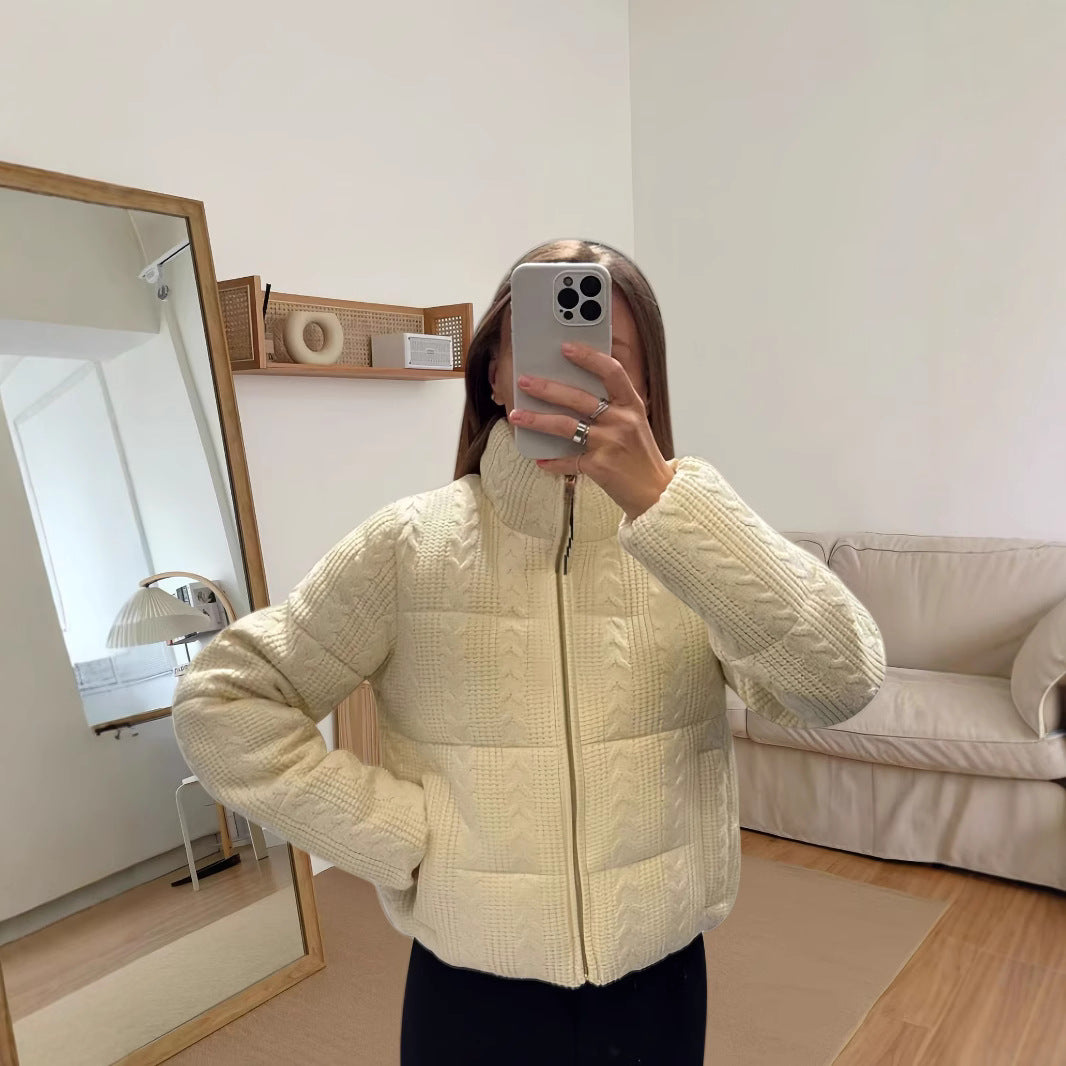 Damen Strick-Steppjacke WW