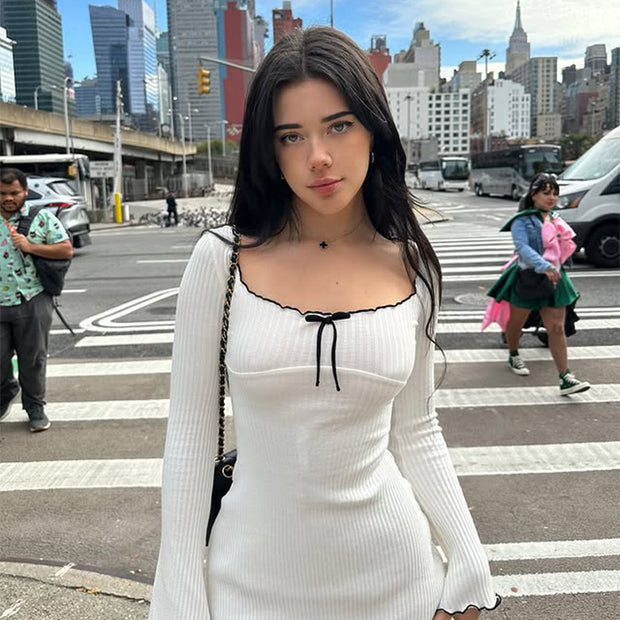 Damen Enges Minikleid W&W