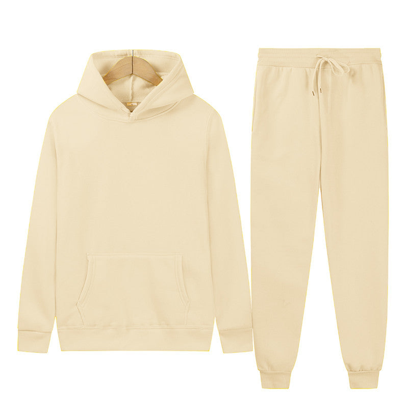 Damen Trainingsanzug mit Kapuze und elastischem Bund WW