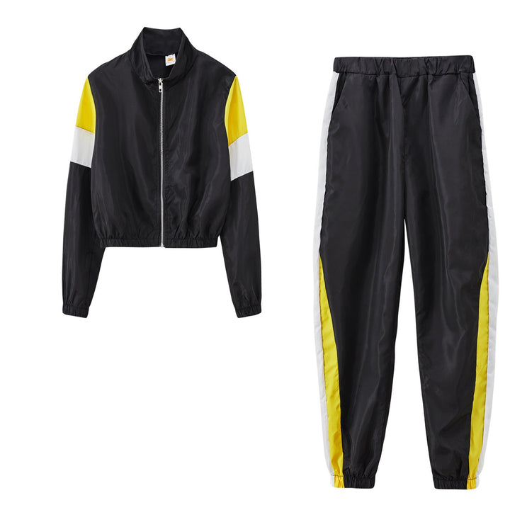 Damen Sportanzug mit modischen Farbakzenten W&W Mode