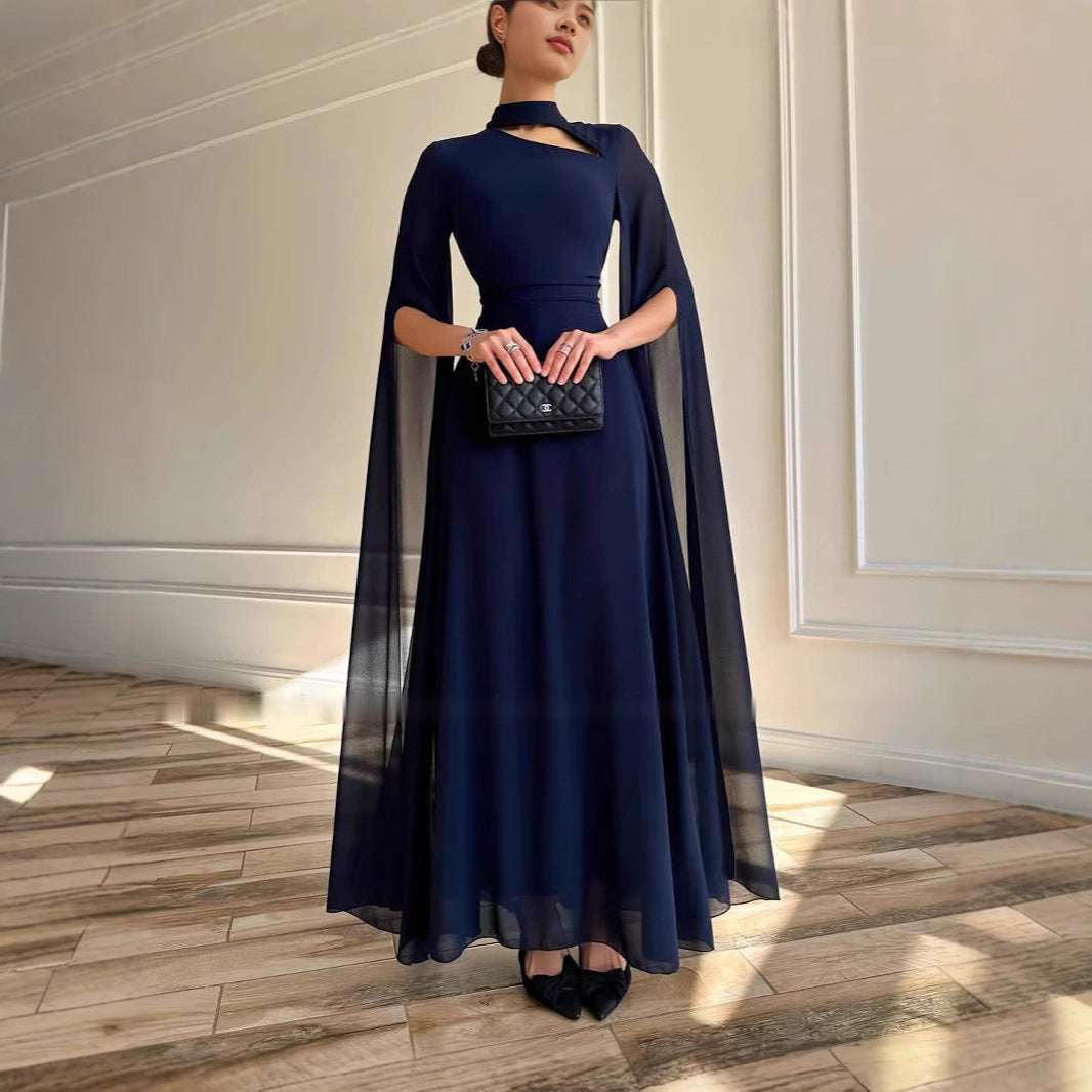 W&W Mode | Leichtes Chiffon-Party-Cape
