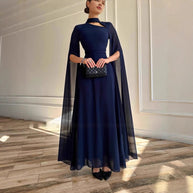 WW | Leichtes Chiffon-Party-Cape