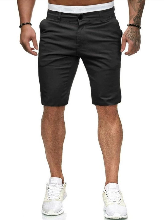 Herren Chino Stil Freizeit Shorts WW