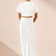 Damen Satinähnliches Abendkleid WW