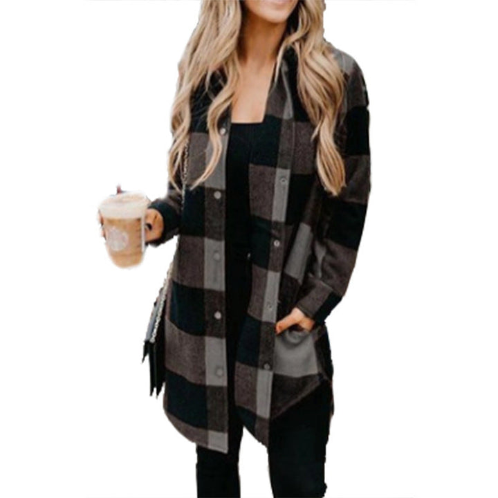 W&W Mode - Damen Karomuster Flanelljacke für rustikalen Charme