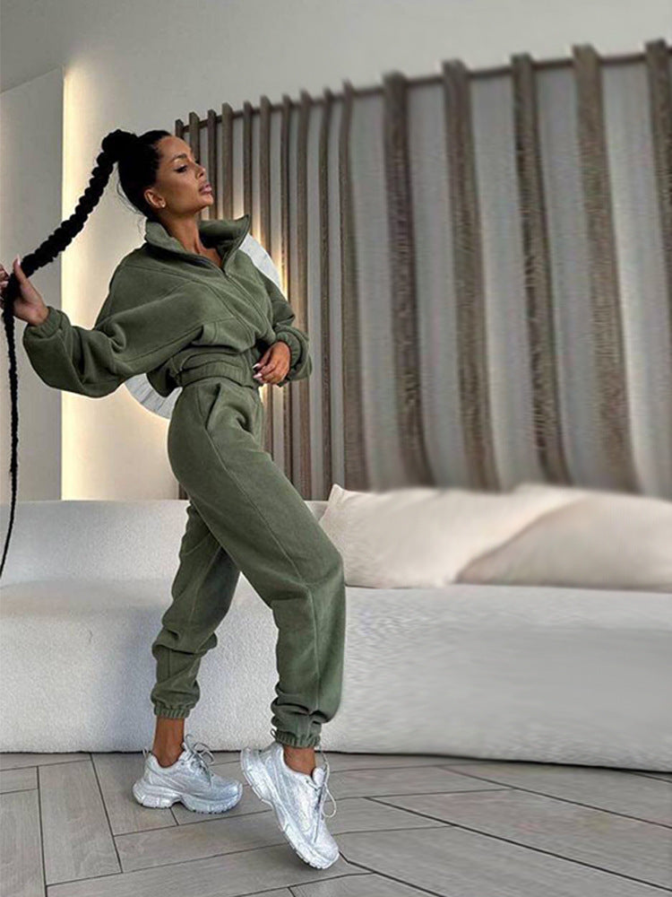 Damen bequemer und modischer Jumpsuit mit tiefem V-Ausschnitt WW