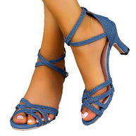 Damen Riemchen-Pumps mit verstellbarem Riemendesign und elegantem Absatz WW