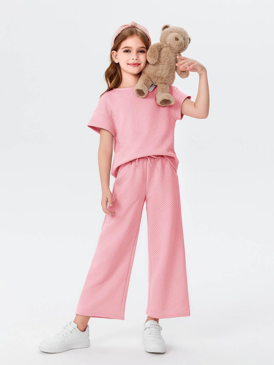 Damen sommerliches Freizeit-Set aus leichter, atmungsaktiver Baumwolle WW