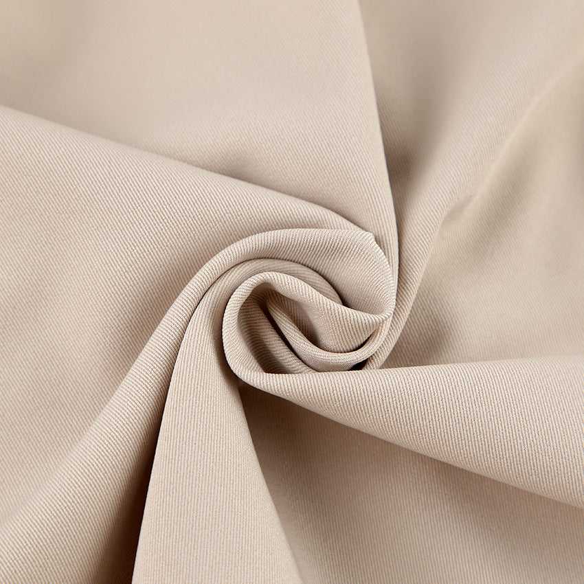 Damen schickes Anzug-Set mit eleganten Federn an den Ärmeln und hohem Bund WW