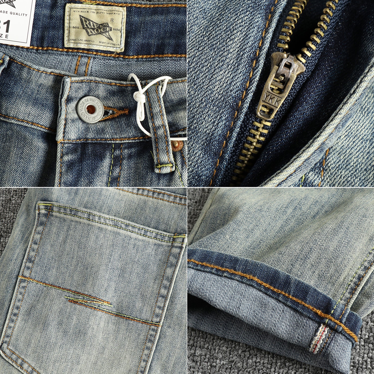 Damen Slim-Fit Jeans mit bequemer Passform und lässigem Vintage-Look WW