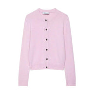 Damen Strickjacke mit durchgehender Knopfleiste und feiner Textur WW