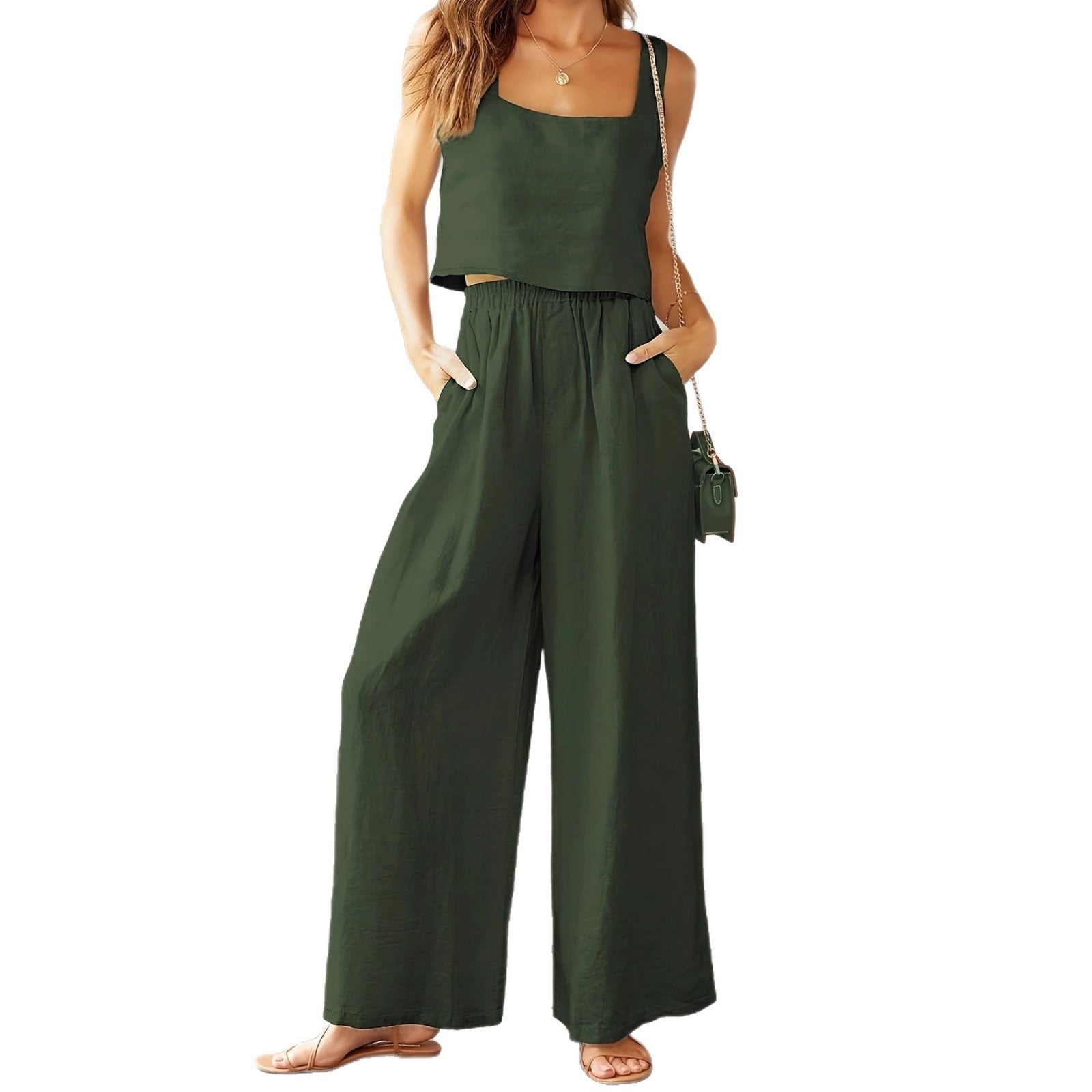 Damen Weitgeschnittene Jumpsuit WW