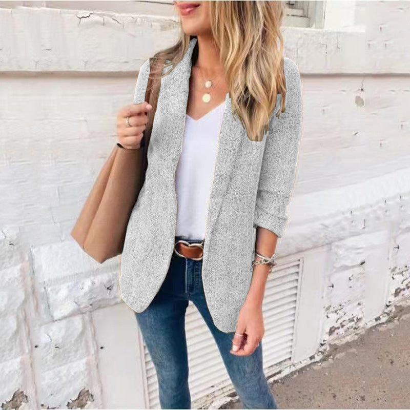 WW | Doppelreiher 3/4 Länge Halb-Casual Blazer