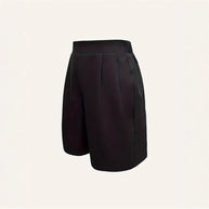 Damen Elegante High-Waist Shorts mit dekorativen Falten W&W