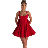 Damen Skaterkleid mit elegantem Schnitt und trägerlosem Design WW