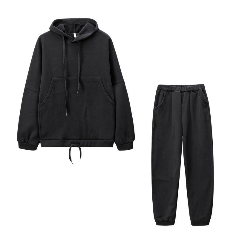 Damen Bequemes Sweatshirt und lockere Jogginghose Set WW