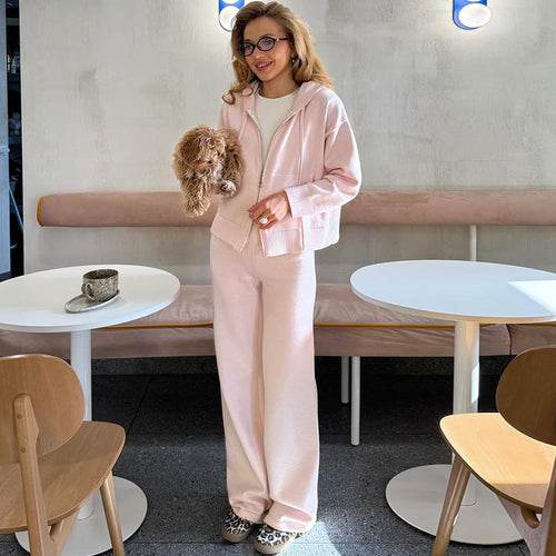 Damen Relaxed Fit Loungewear-Set WW