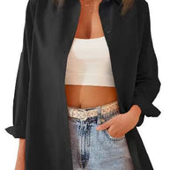 Damen Hemdbluse im lässigen Schnitt mit langen Ärmeln und modernen Details WW