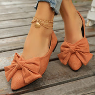 Damen Ballerina-Schuhe mit elegantem Schleifendetail und rutschfester Sohle WW