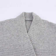 Damen Strickjacke mit doppelter Knopfleiste und hoher Kragen WW