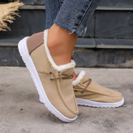 Damen Bequeme Slip-On Clogs mit kuscheligem Innenfutter und flexibler Sohle WW