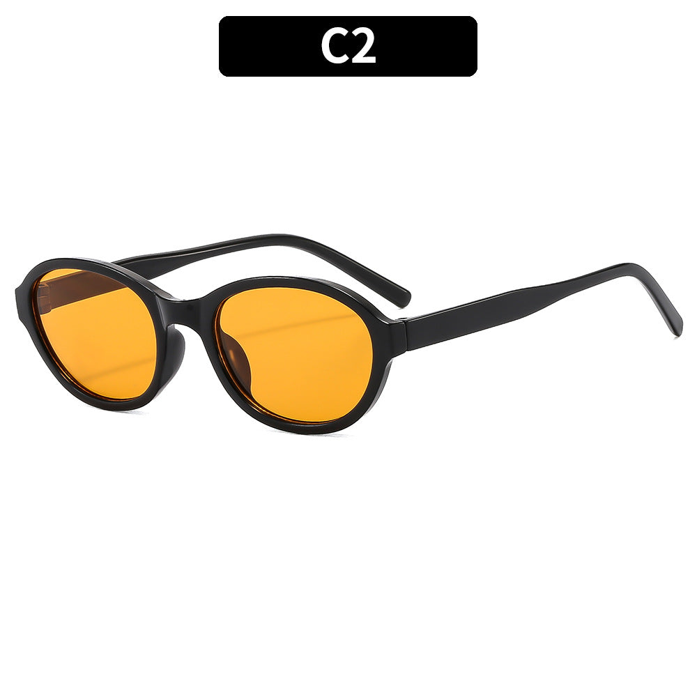 W&W | Ovale Sonnenbrille mit kleinem Rahmen