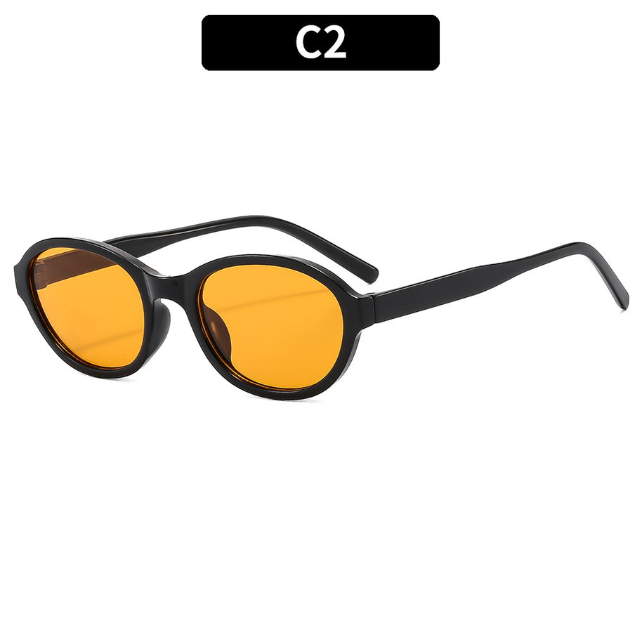 W&W | Ovale Sonnenbrille mit kleinem Rahmen